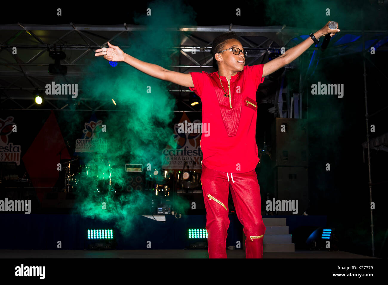 CARIFESTA XIII Closing Ceremony, Kensington Oval, Bridgetown, Barbados, 29. August 2017 Stockfoto