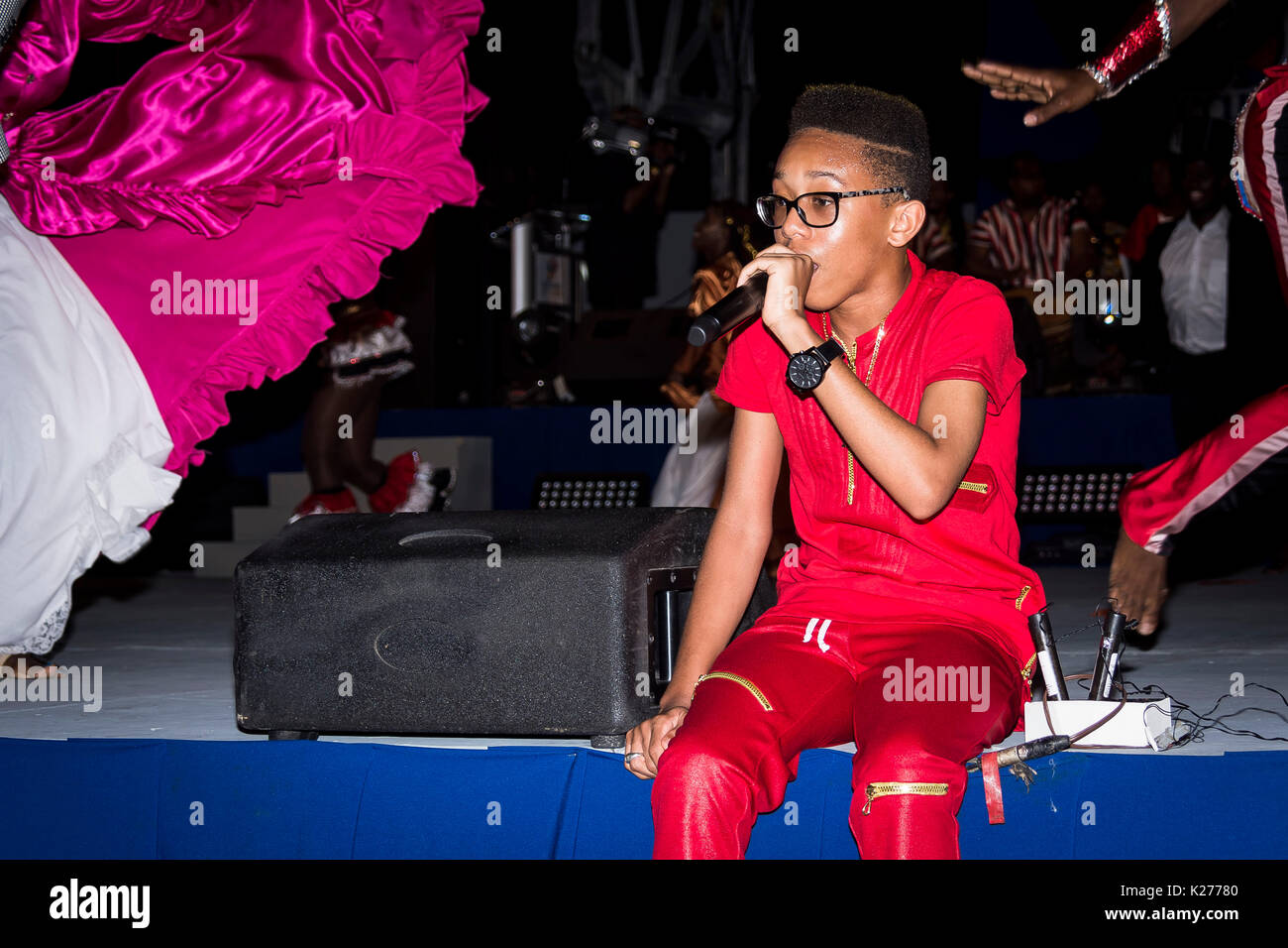 CARIFESTA XIII Closing Ceremony, Kensington Oval, Bridgetown, Barbados, 29. August 2017 Stockfoto