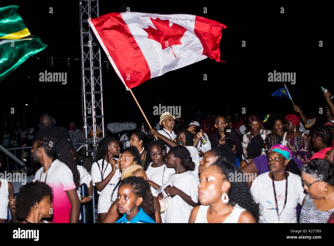 CARIFESTA XIII Closing Ceremony, Kensington Oval, Bridgetown, Barbados, 29. August 2017 Stockfoto