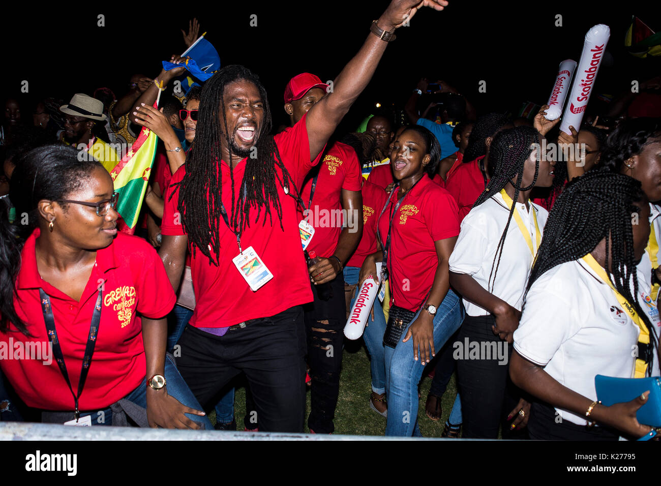 CARIFESTA XIII Closing Ceremony, Kensington Oval, Bridgetown, Barbados, 29. August 2017 Stockfoto