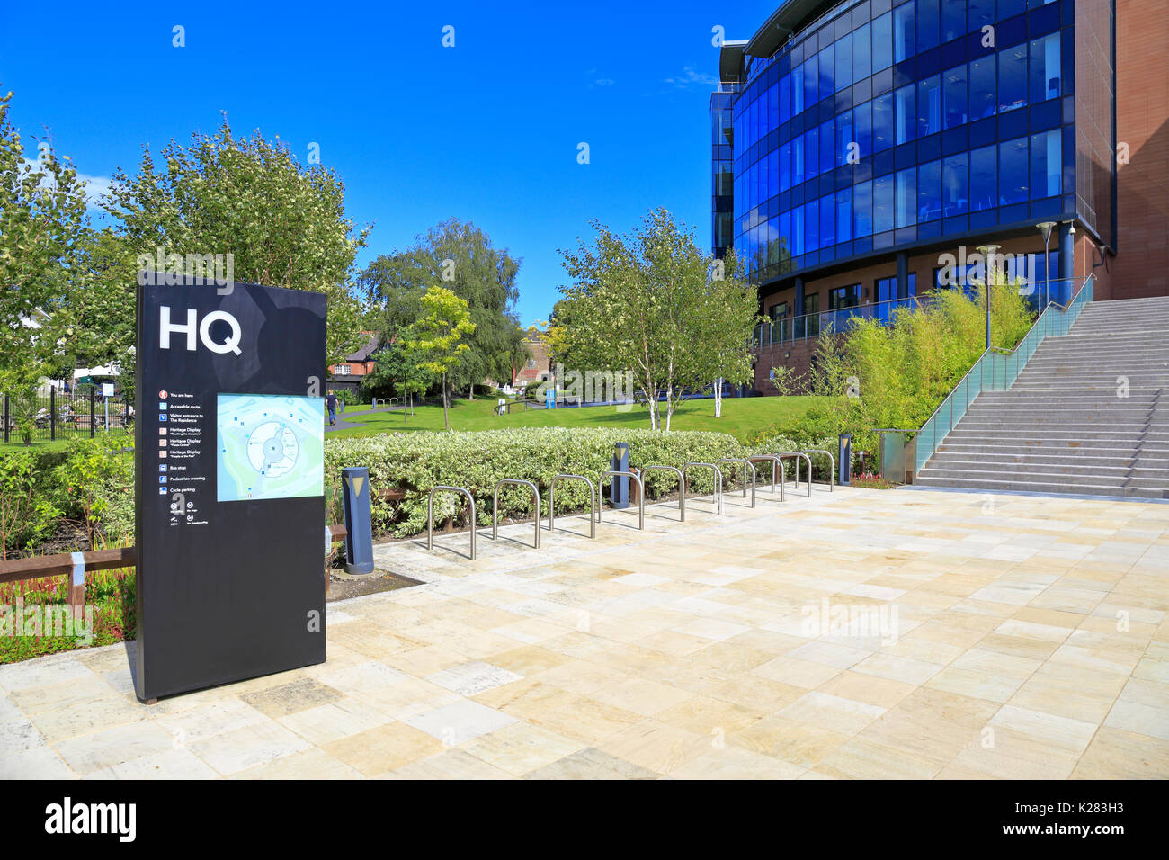 HQ Chester, Cheshire West & Chester Rat Büros, Chester, Cheshire, England, UK. Stockfoto
