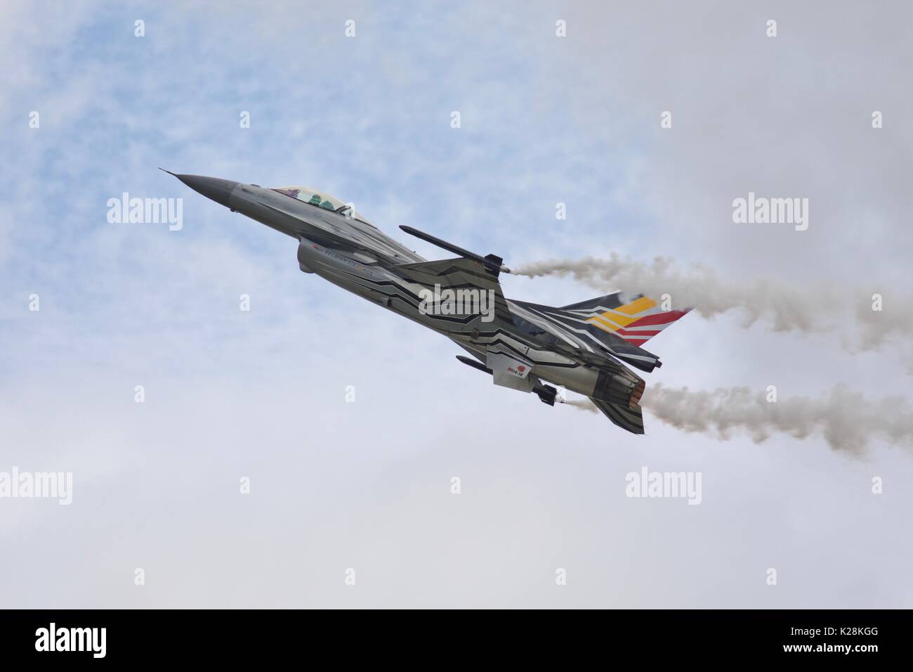 Belgische Luft Komponente f-16 Fighting Falcon Stockfoto