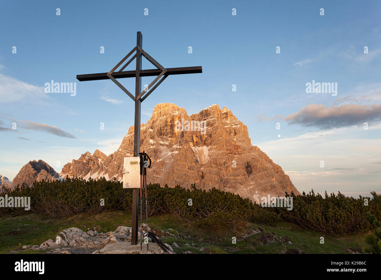 Pelmo Mount, Dolomites, Selva di Cadore, Belluno, Veneto, Italy. Stockfoto