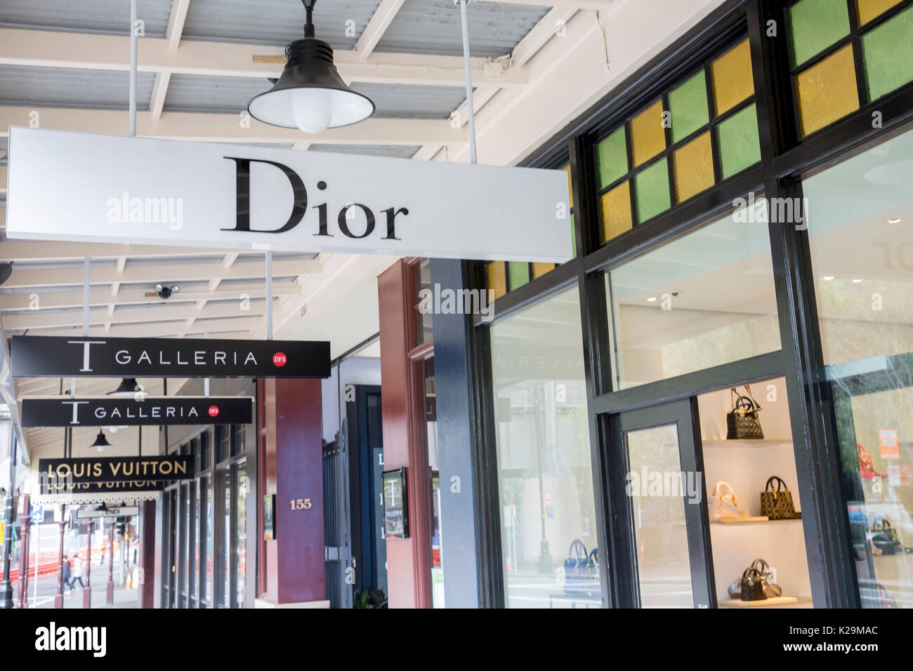 Dior store Shop in der Galleria im Bereich Felsen von Sydney auf der George Street, Sydney, Australien Stockfoto