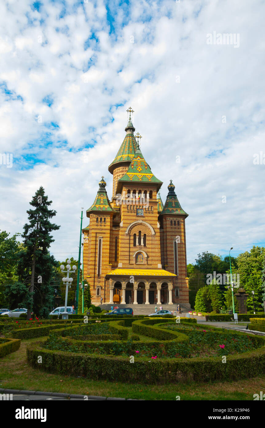Catedrala Mitropolitana Ortodoxa, Metropolitan Kathedrale Kirche, Timisoara, Kreis Timis, Rumänien Stockfoto