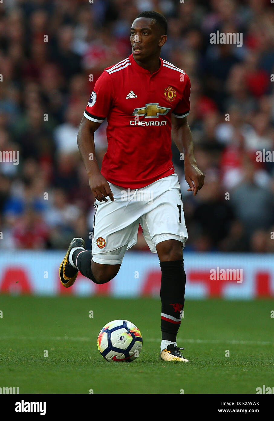 Manchester United Anthony Martial während der Premier League match im Old Trafford, Manchester. Stockfoto