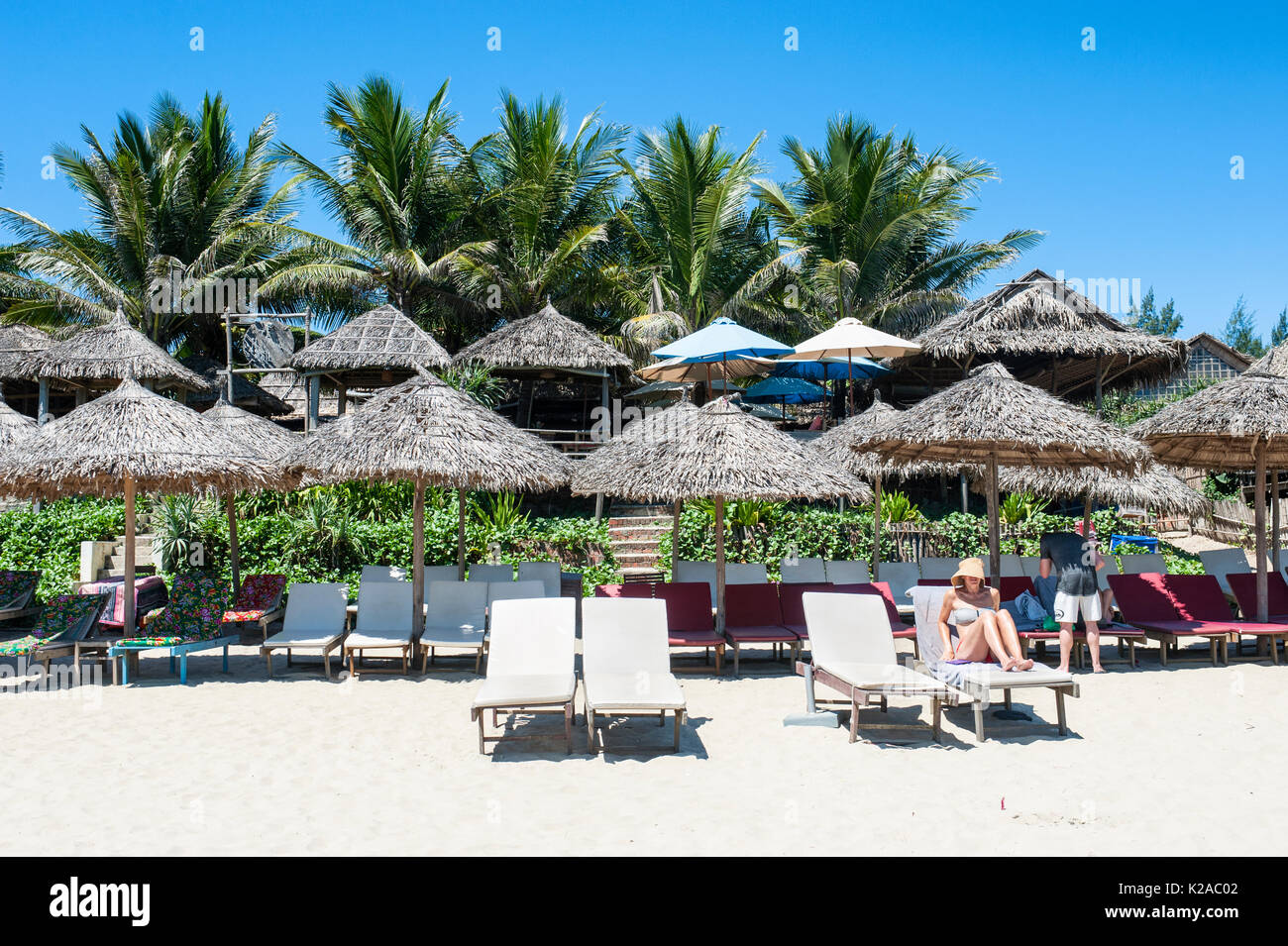 Ein Bang Strand, Hoi an, Vietnam Stockfoto