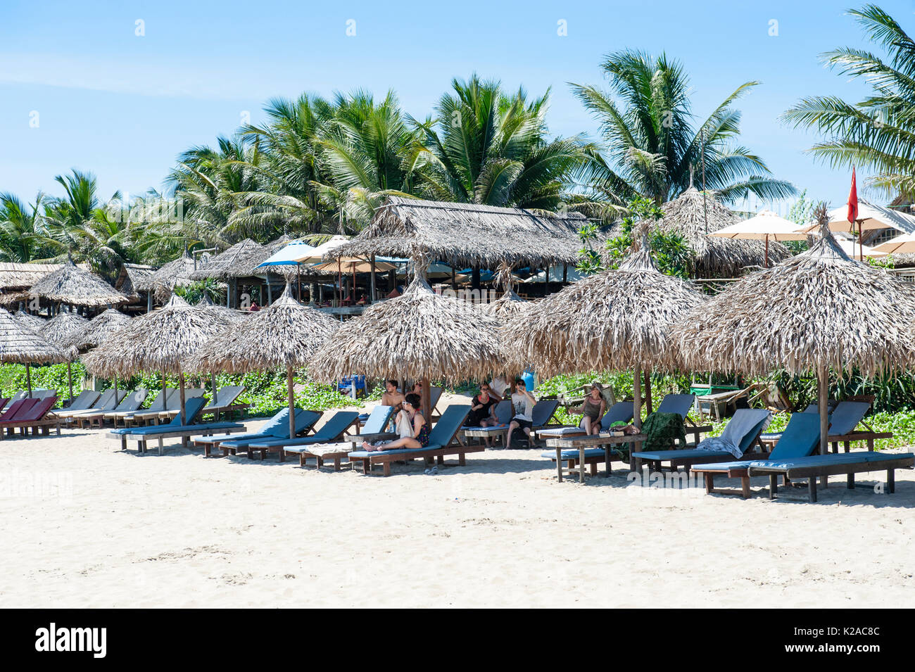 Ein Bang Strand, Hoi an, Vietnam Stockfoto