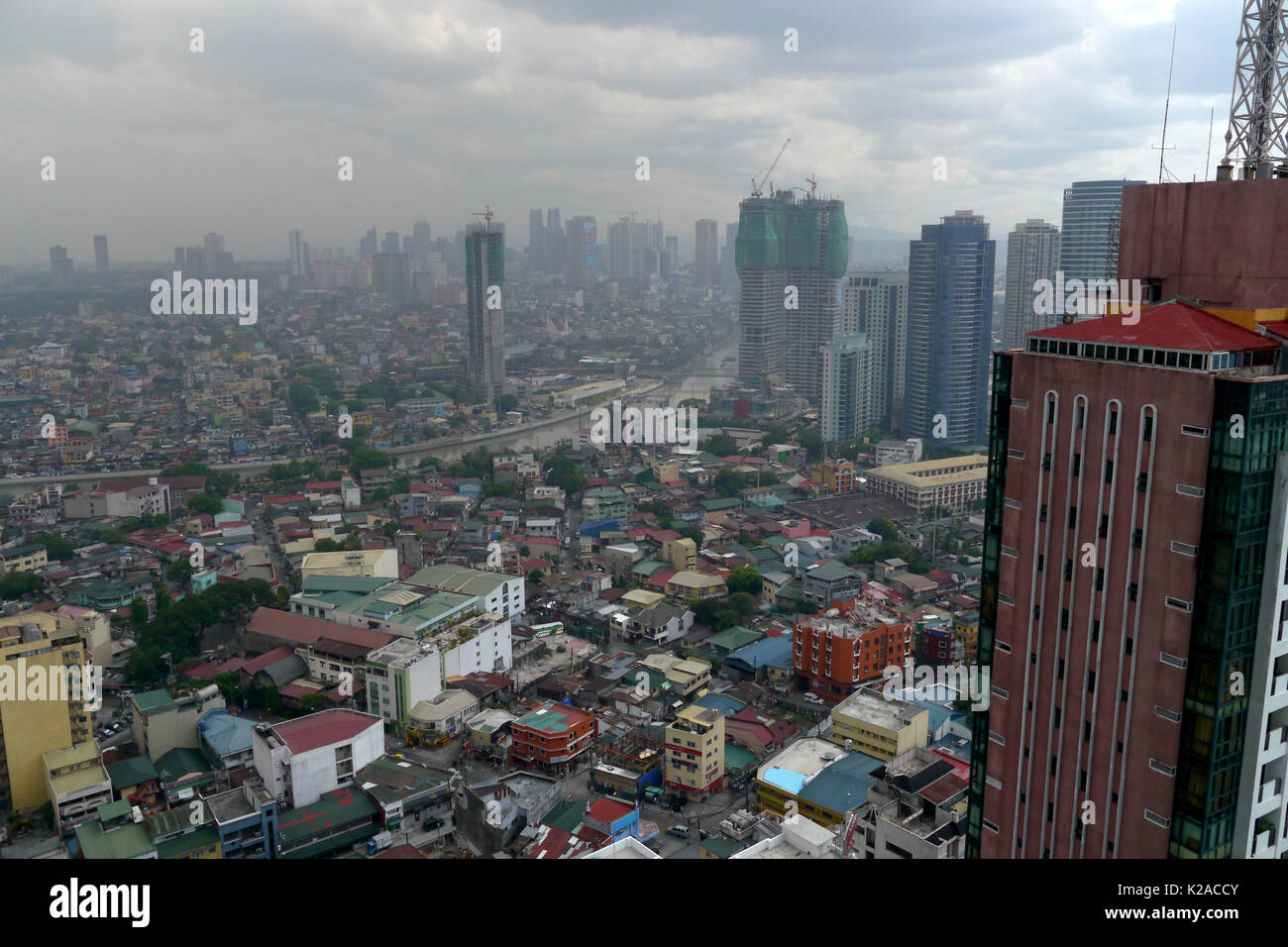 Downtonw Manilla, Philippinen Stockfoto