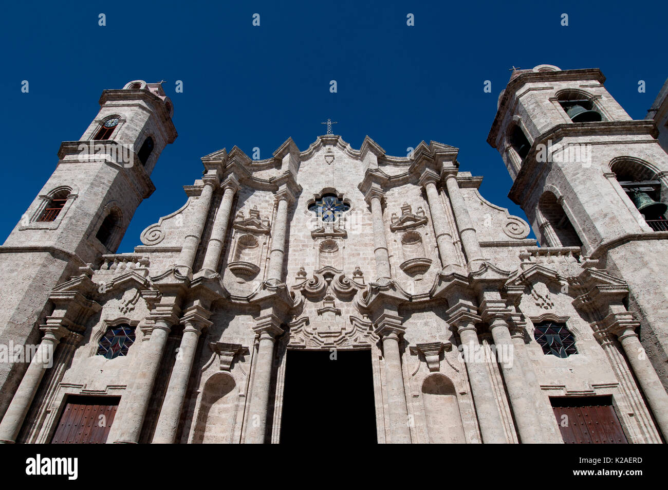 Die Catedral de la Habana (Kathedrale von Havanna) in Havanna, Kuba Stockfoto