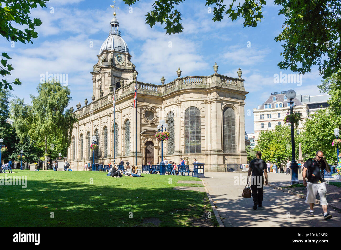 St. Philip's Kathedrale, Birmingham, West Midlands, GB, UK. Stockfoto