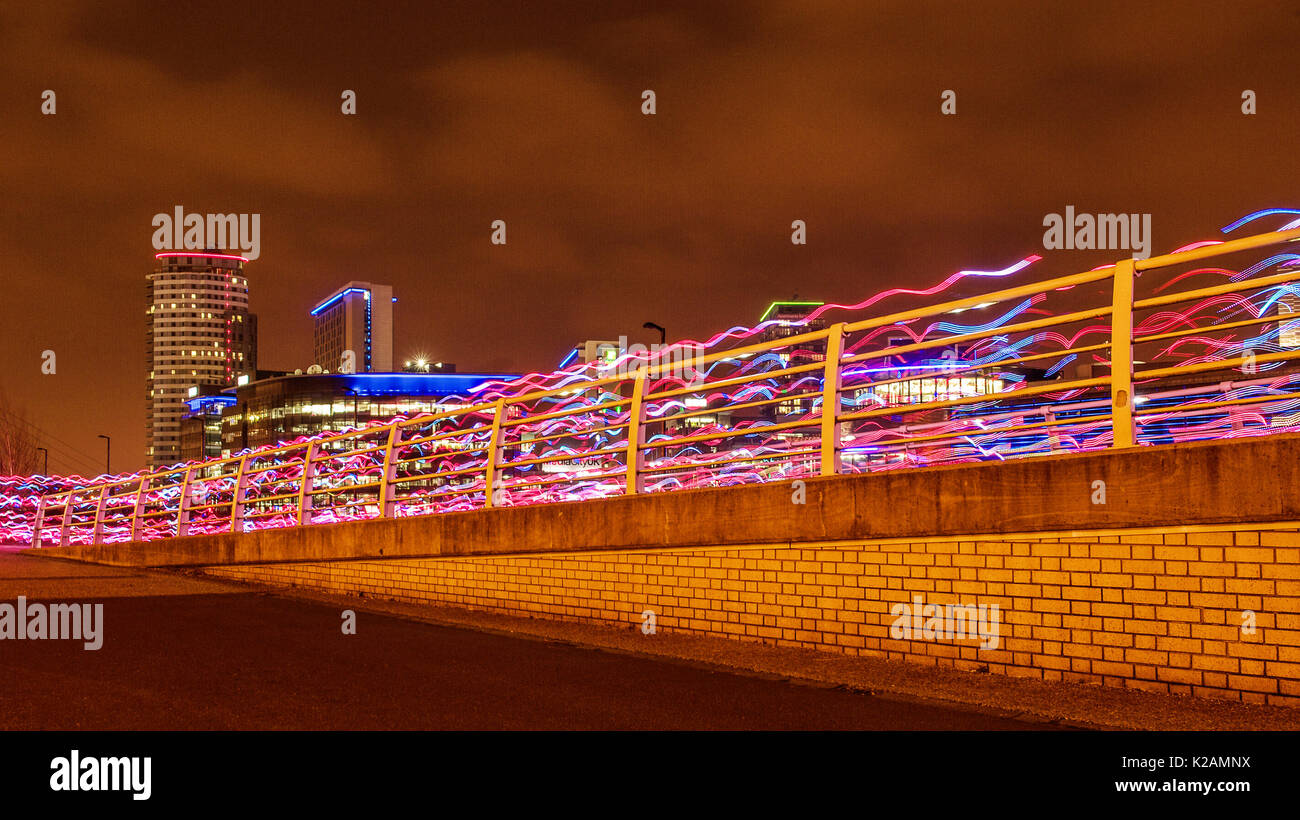 Die Geschwindigkeit von Licht durch NVA Stockfoto