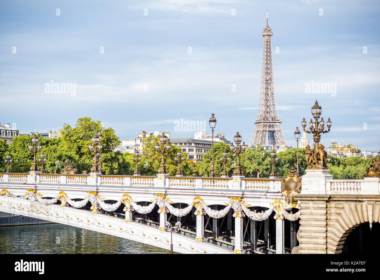Stadtbild Blick auf Paris. Stockfoto