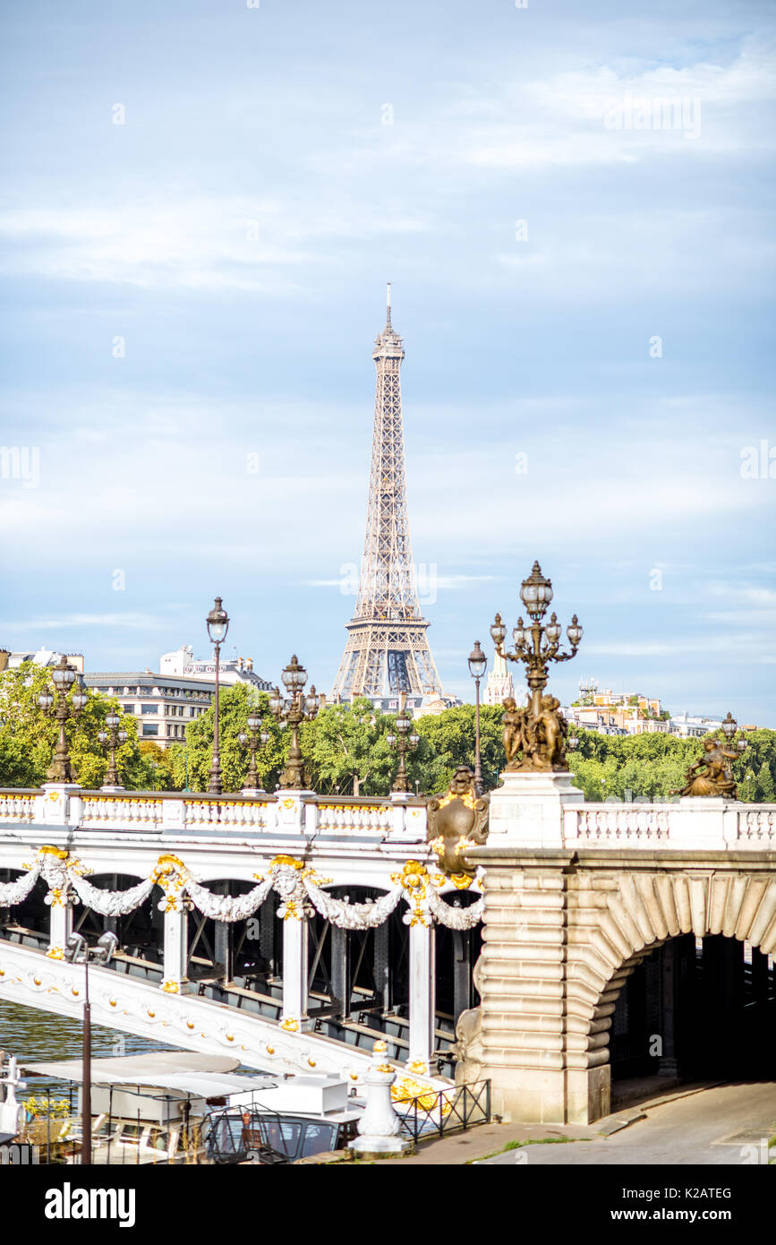 Stadtbild Blick auf Paris. Stockfoto