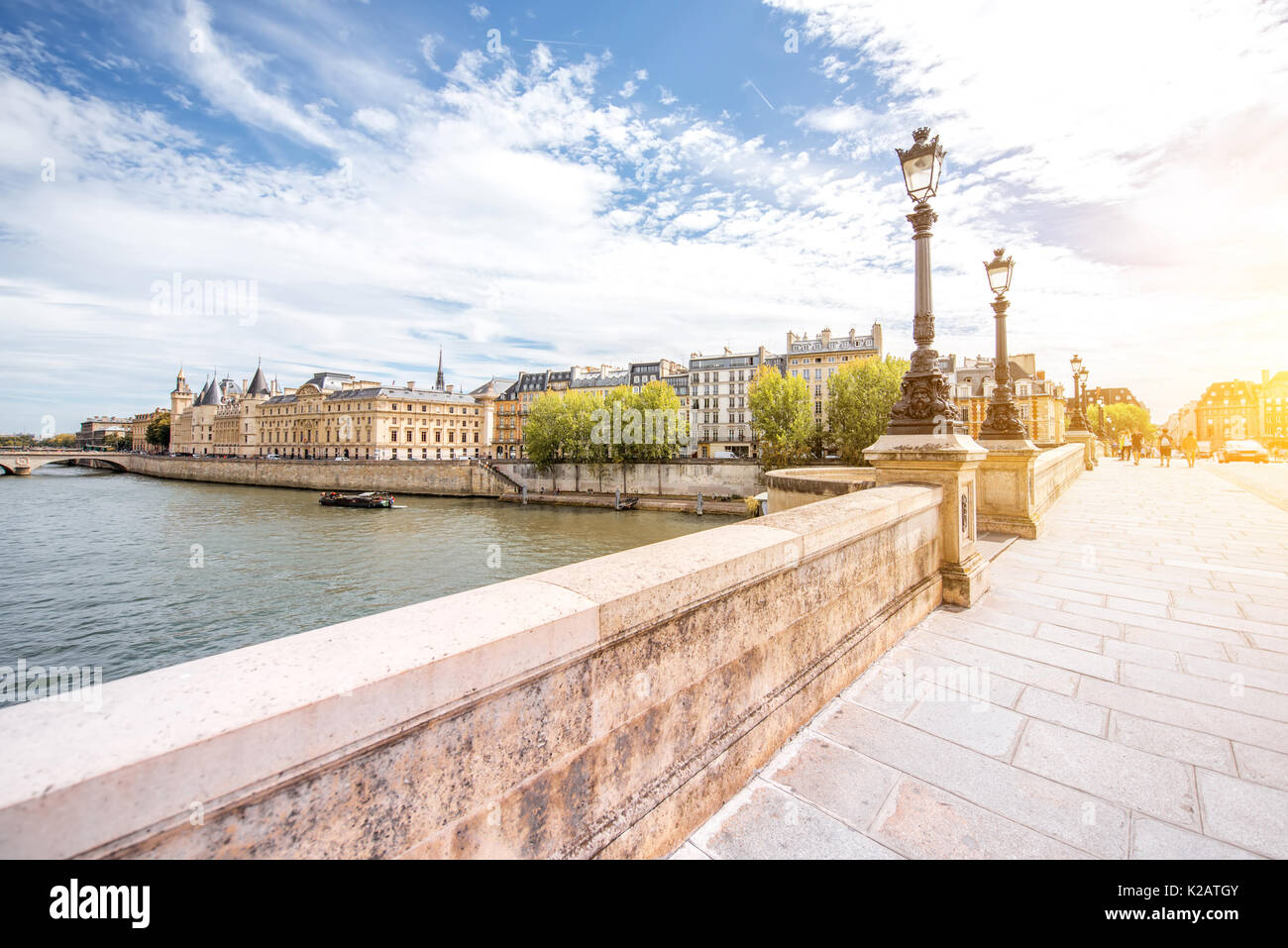 Stadtbild Blick auf Paris. Stockfoto