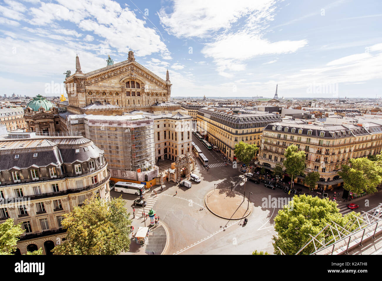 Stadtbild Blick auf Paris. Stockfoto