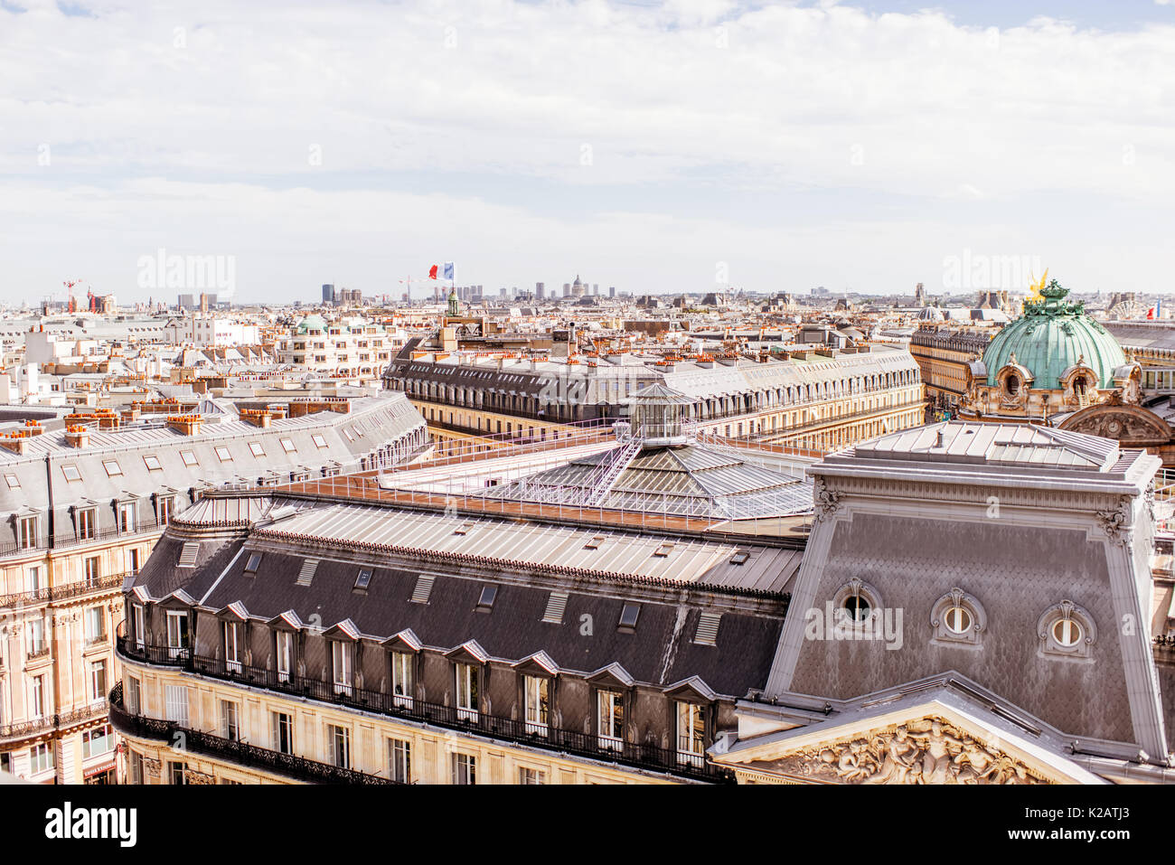 Stadtbild Blick auf Paris. Stockfoto