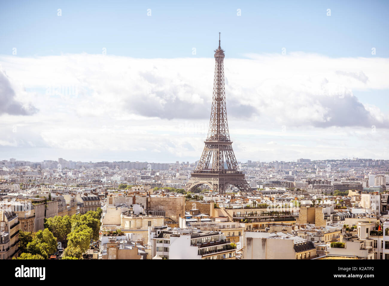 Stadtbild Blick auf Paris. Stockfoto