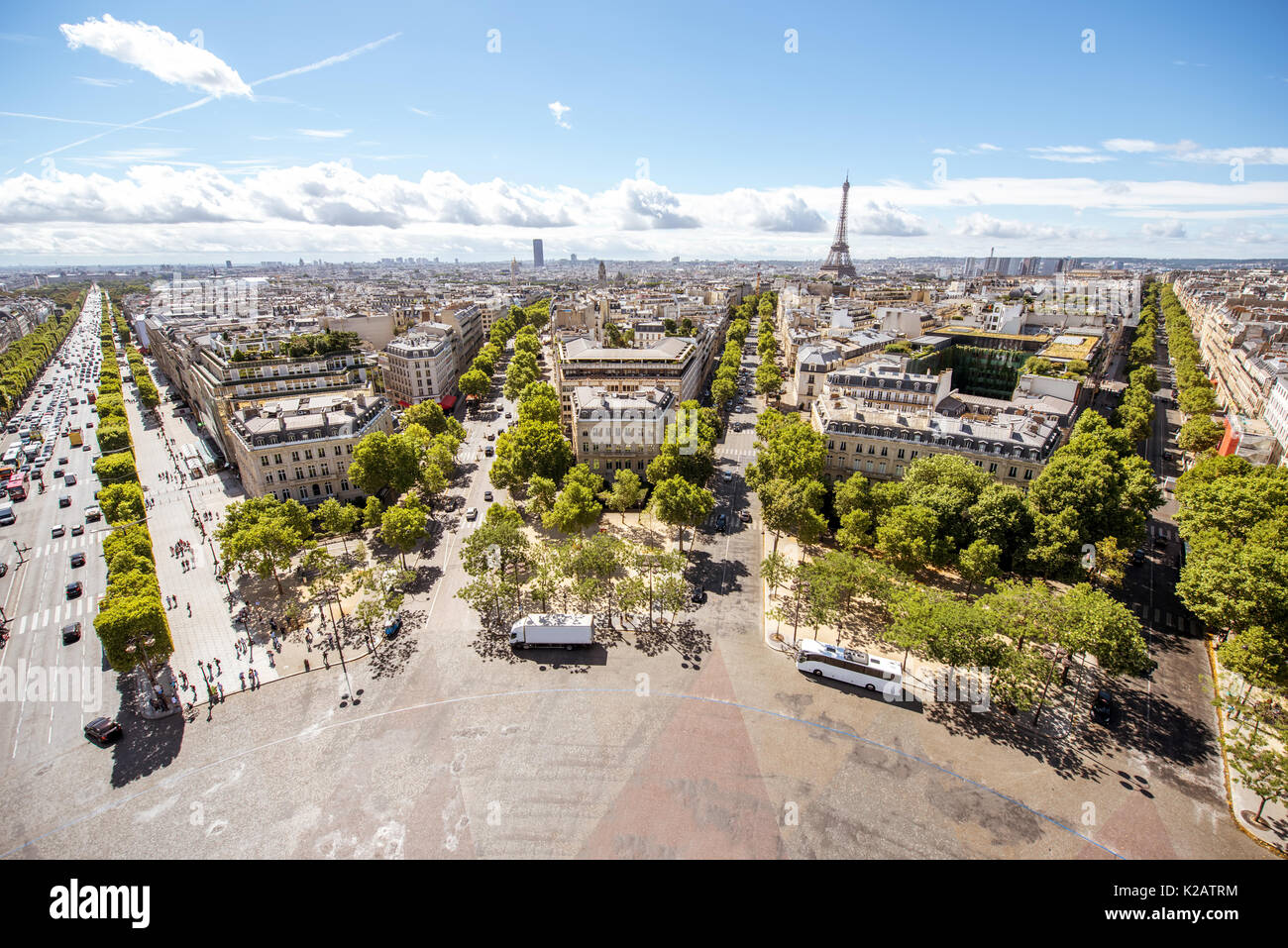 Stadtbild Blick auf Paris. Stockfoto