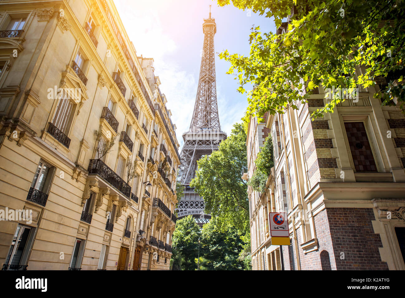 Stadtbild Blick auf Paris. Stockfoto