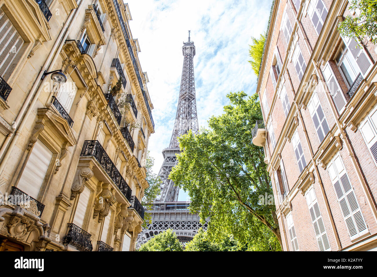 Stadtbild Blick auf Paris. Stockfoto