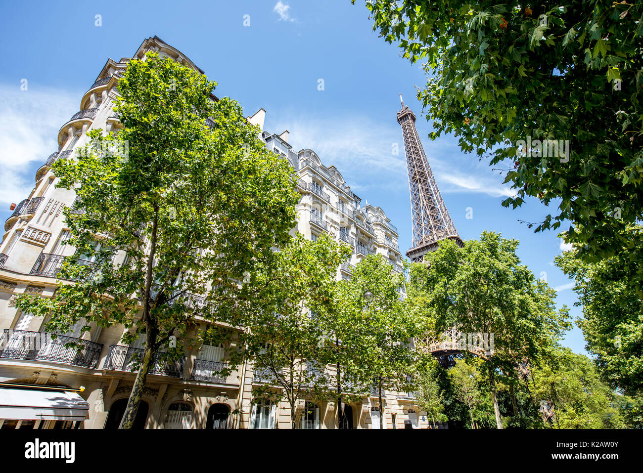 Stadtbild Blick auf Paris. Stockfoto