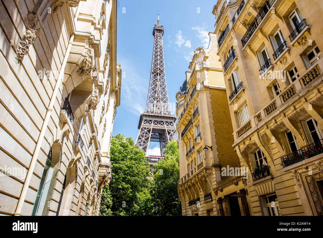 Stadtbild Blick auf Paris. Stockfoto