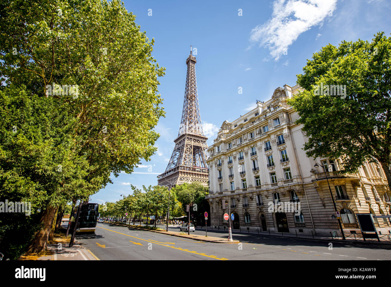 Stadtbild Blick auf Paris. Stockfoto