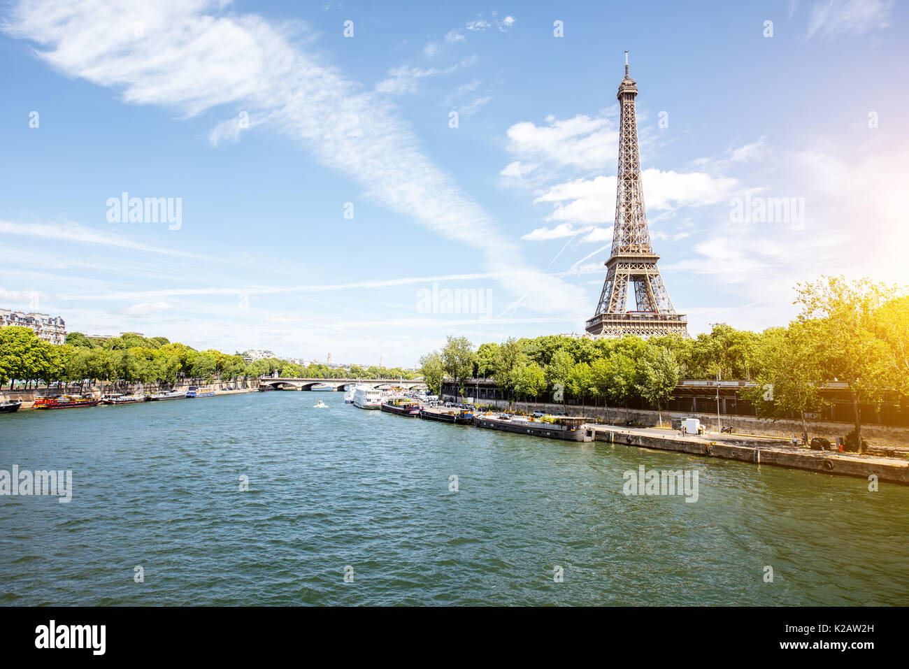 Stadtbild Blick auf Paris. Stockfoto