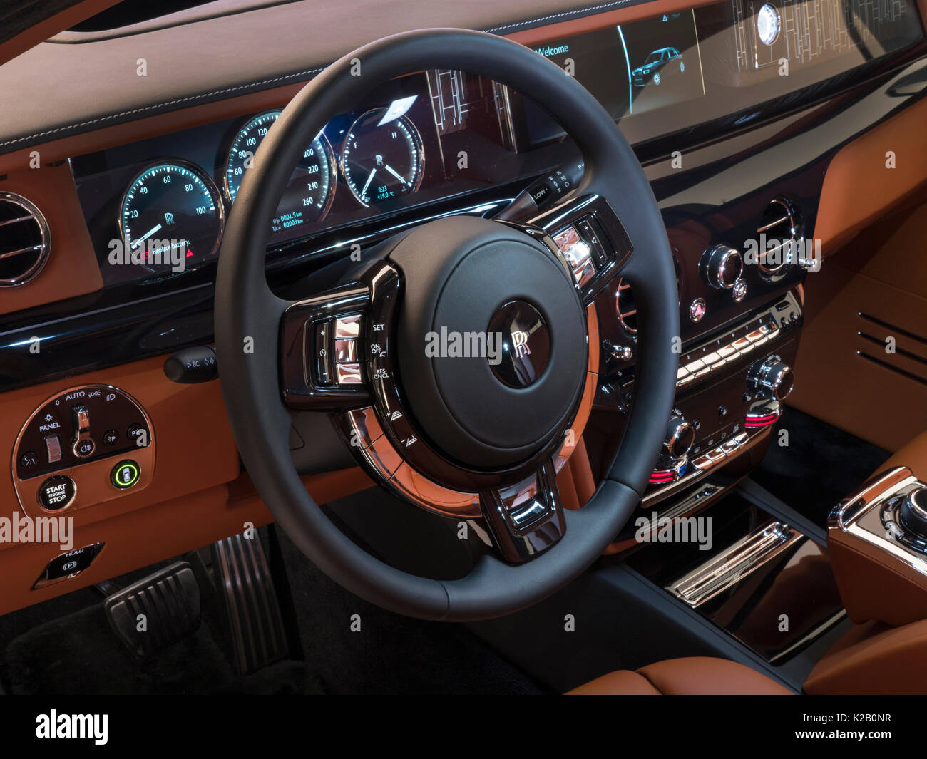 Rolls Royce Phantom 2017 mit kurzem Radstand. Stockfoto