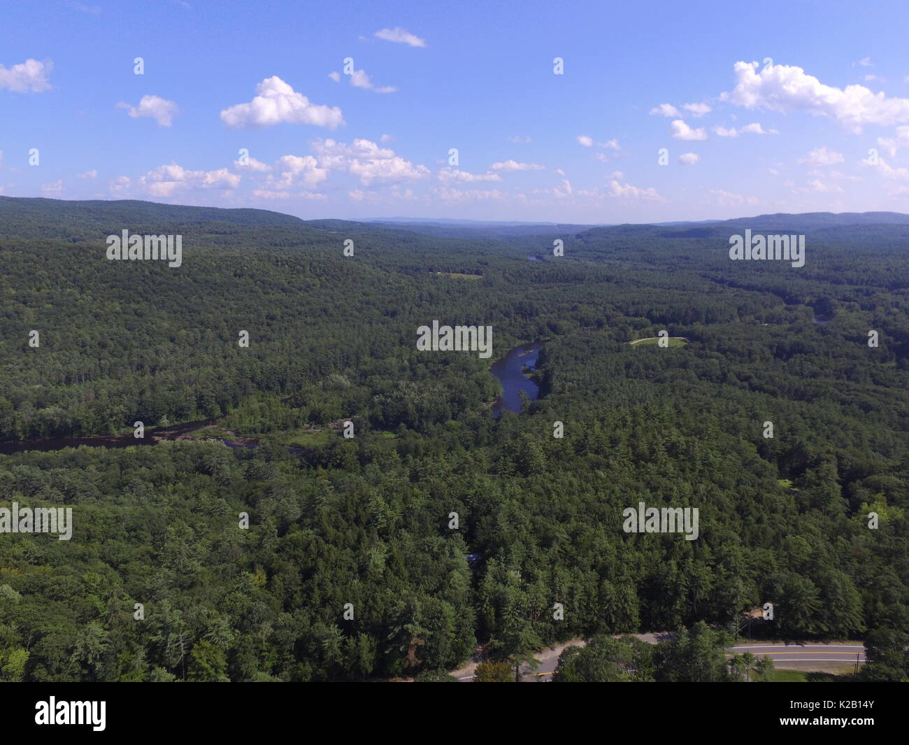 Hoch oben in den Bergen ... Stockfoto