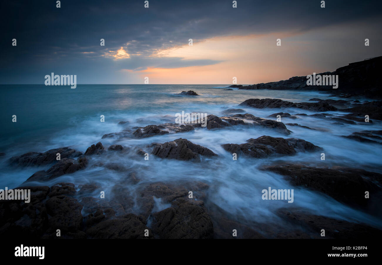 Towan Kopf in der Nähe von Newquay in Cornwall. Stockfoto