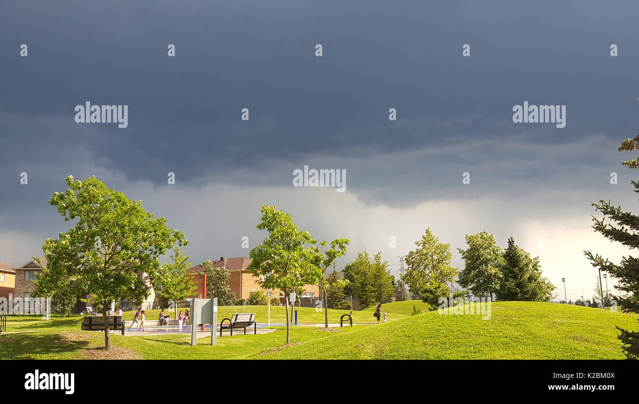 Suburban Park außerhalb von Toronto Stockfoto