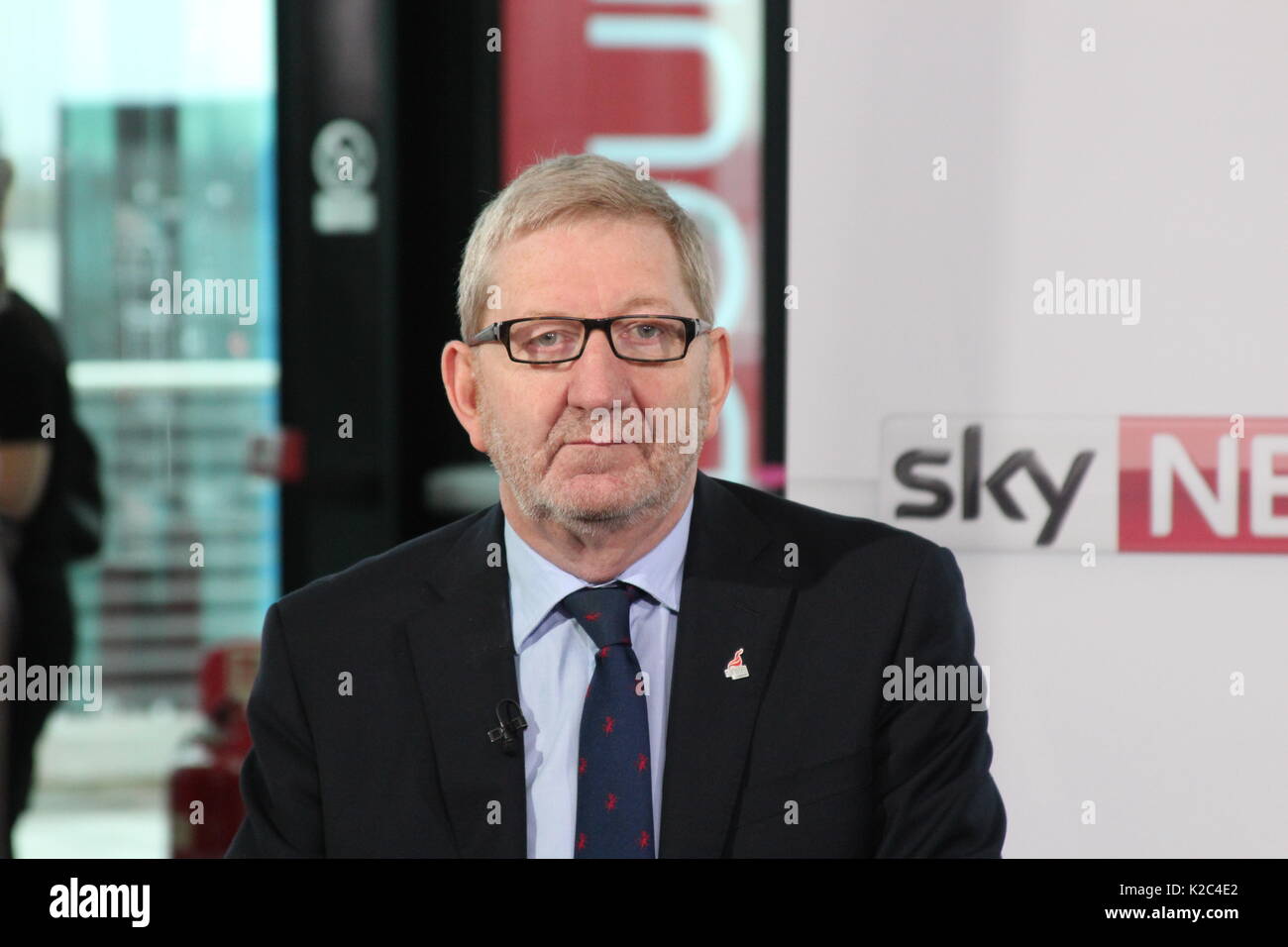 Mitglied der Labour Party in der Labour Party Konferenz in Liverpool Stockfoto