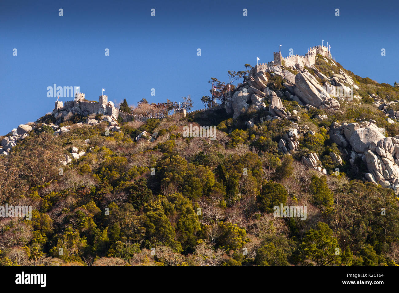 Castelo Dos Mouros in Sintra, Portugal Stockfoto