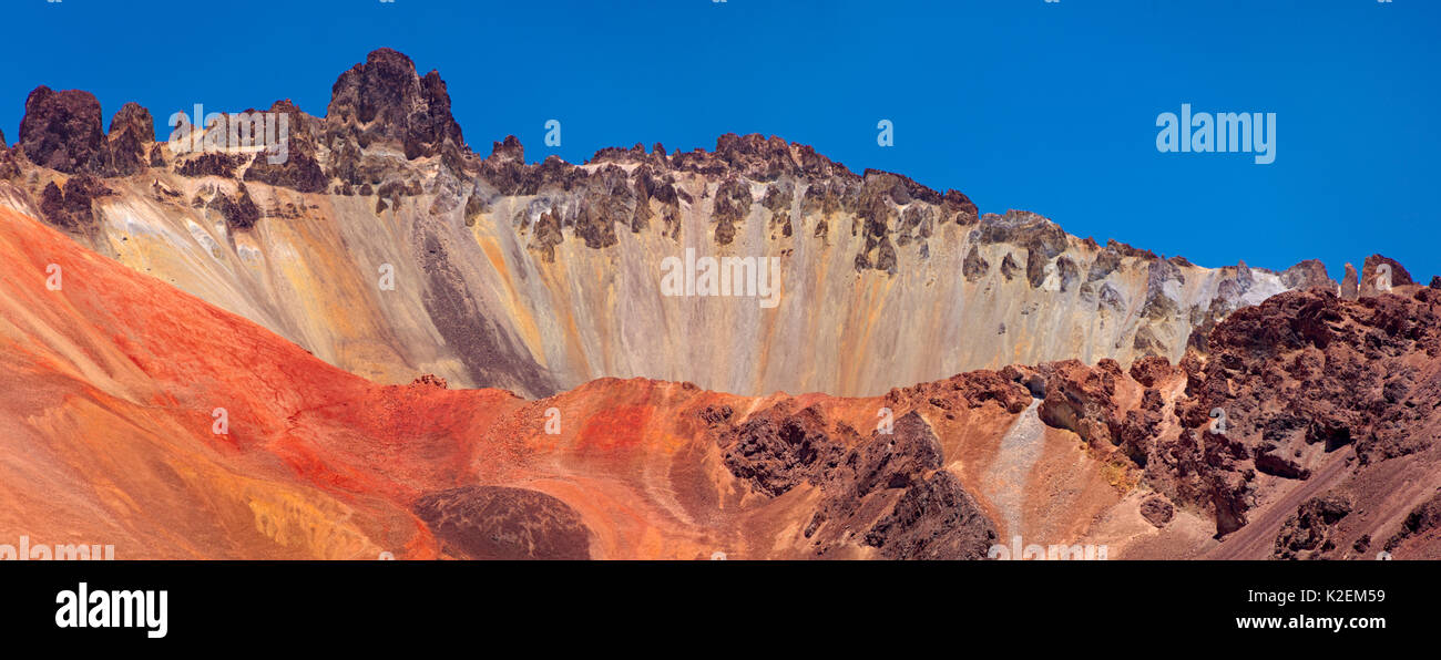 Vulkan Tunupa, Uyuni, Bolivien. Dezember 2016. Stockfoto