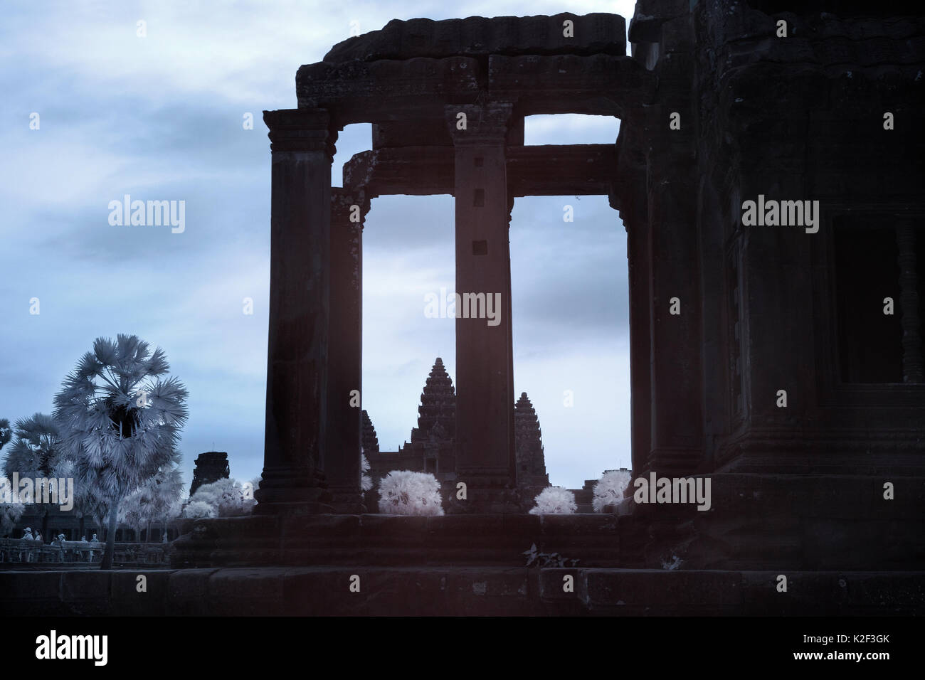 Angkor Wat Weltwunder steinerne Burg Kambodscha siem reap Stockfoto