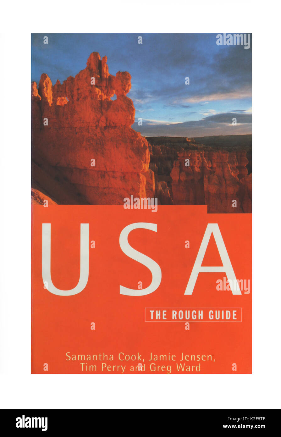 Der Reiseführer, USA, der Rough Guide. Stockfoto