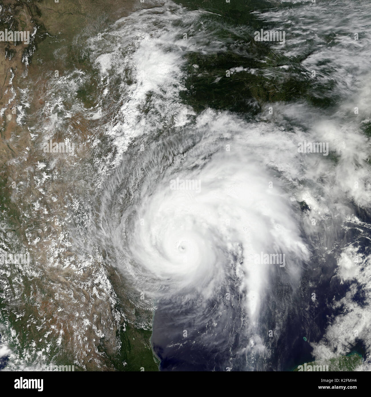 Tropischer Sturm Harvey. Elemente dieses Bild sind von der NASA eingerichtet Stockfoto