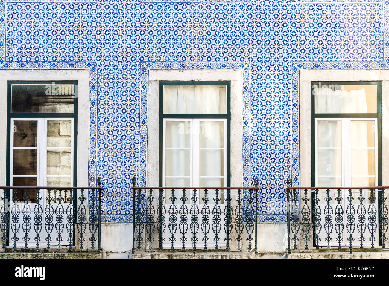 Azulejos von Lissabon Stockfoto