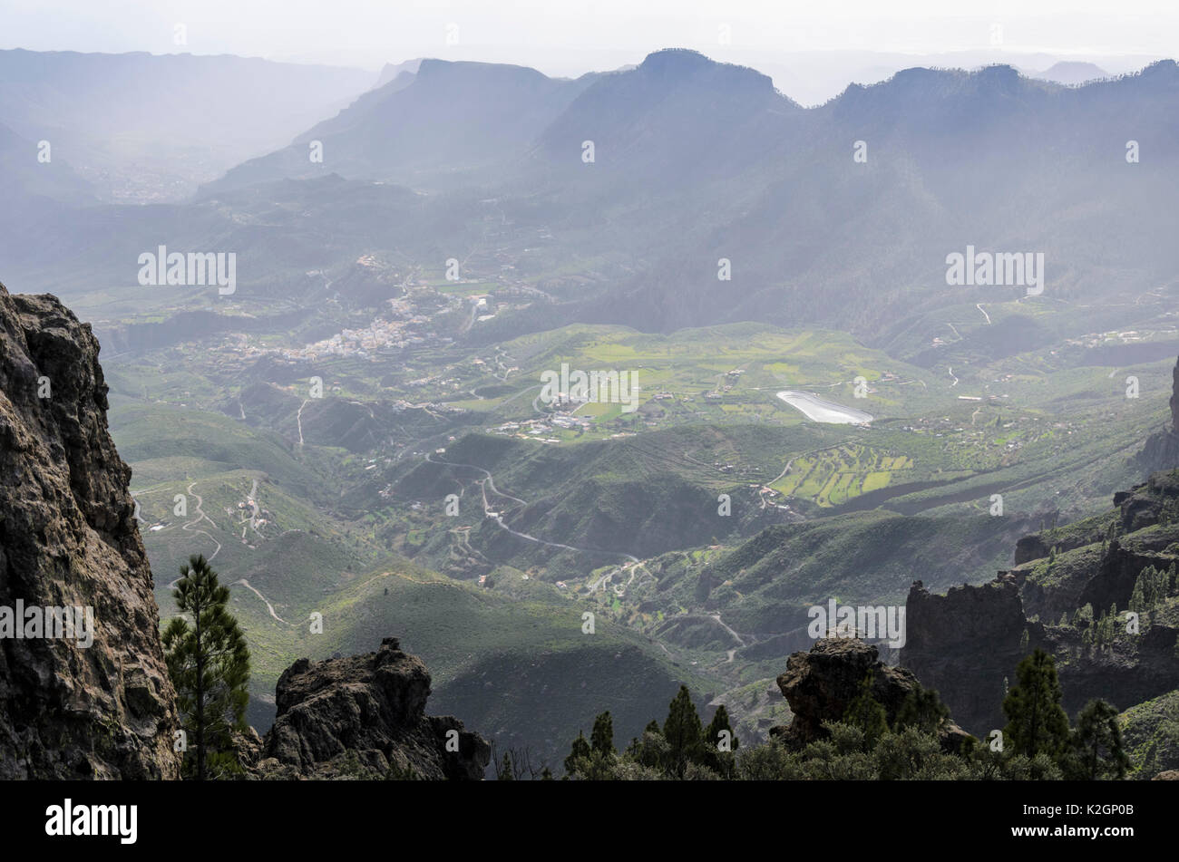 Berglandschaft, Gran Canaria, Spanien Stockfoto