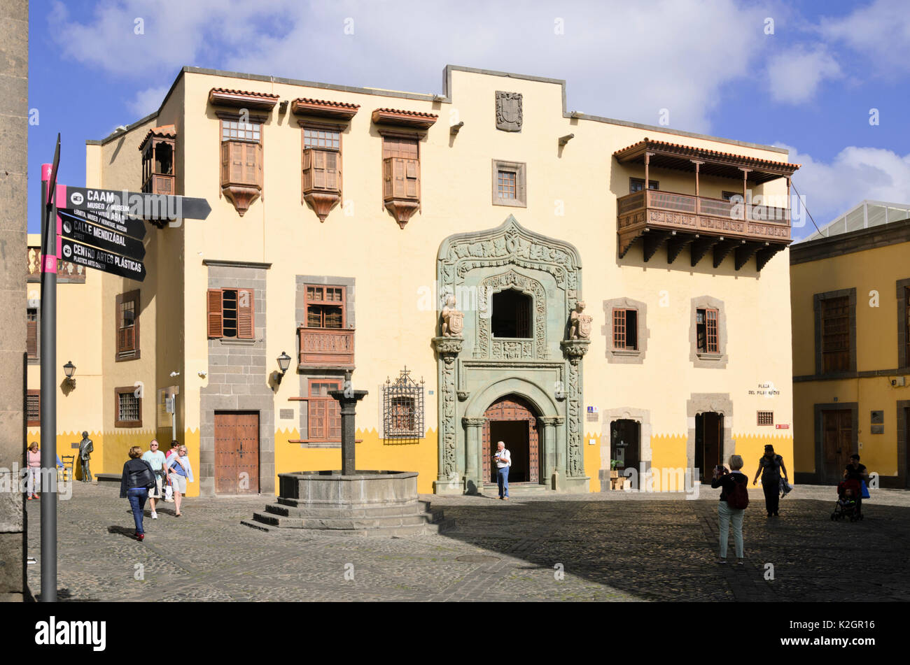 Casa de Colón, Las Palmas, Gran Canaria, Spanien Stockfoto