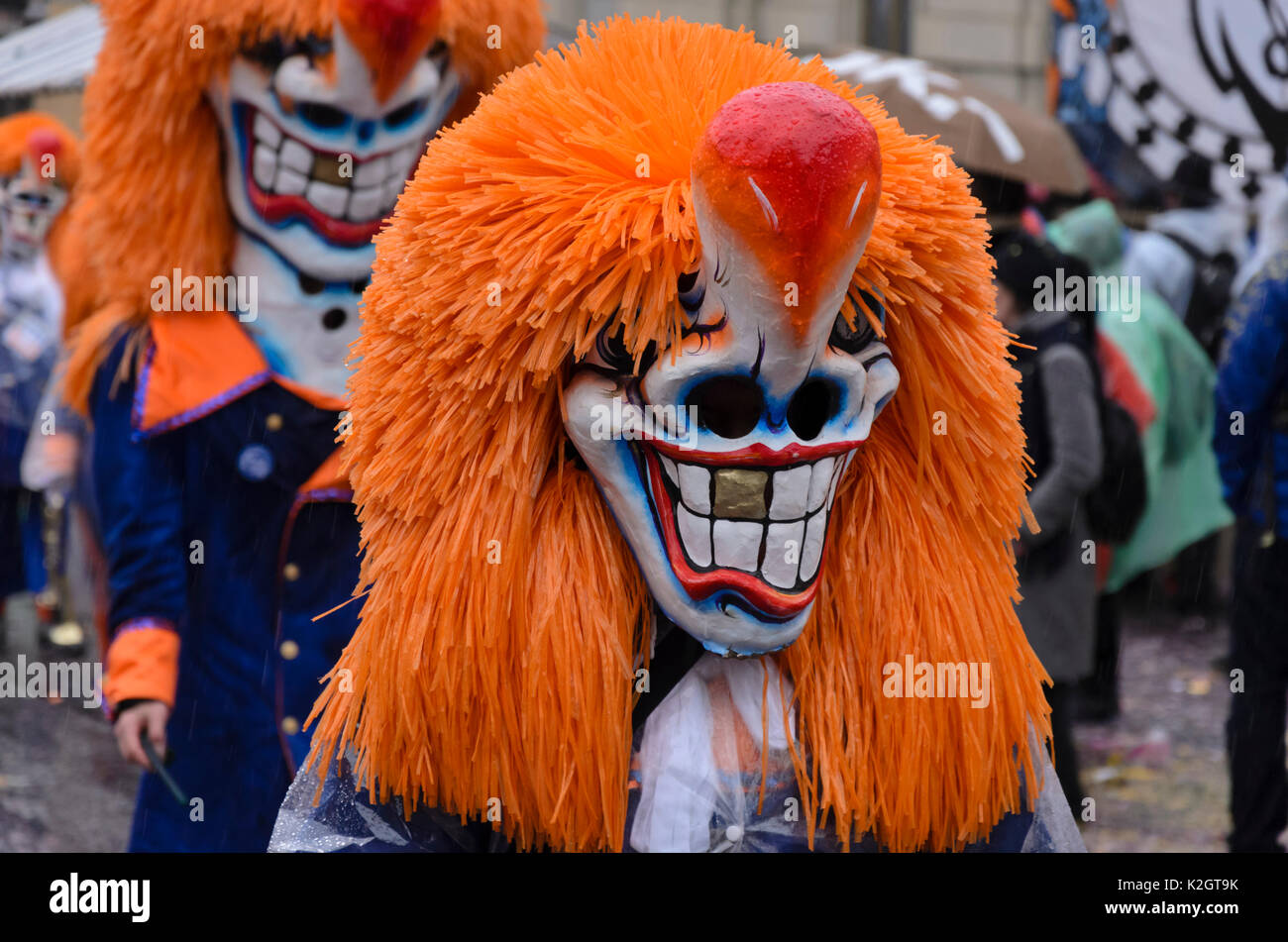 Teilnehmer des cortège Parade, Karneval, Universitätsspital Basel, Schweiz Stockfoto