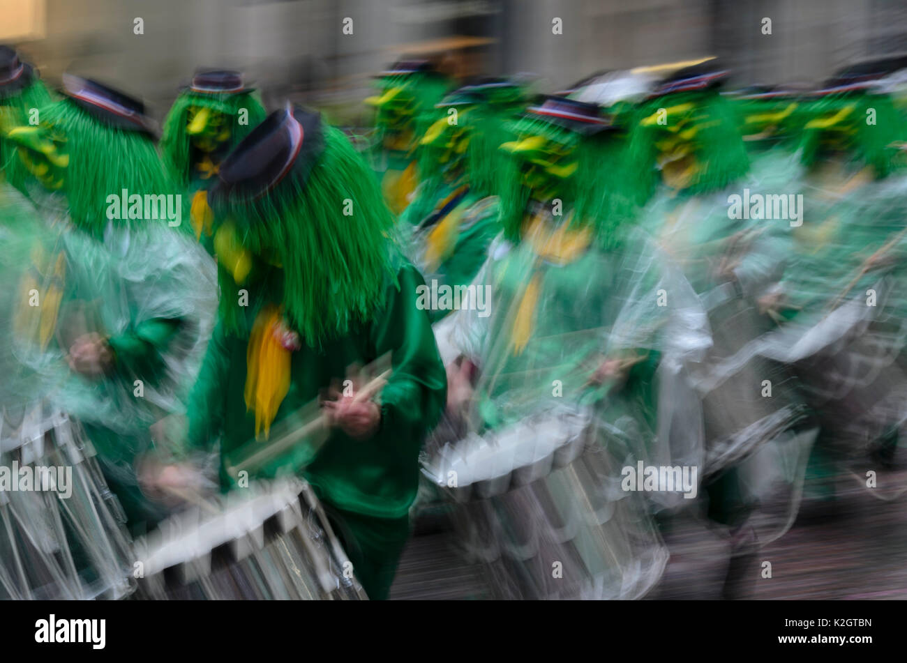 Teilnehmer des cortège Parade, Karneval, Universitätsspital Basel, Schweiz Stockfoto