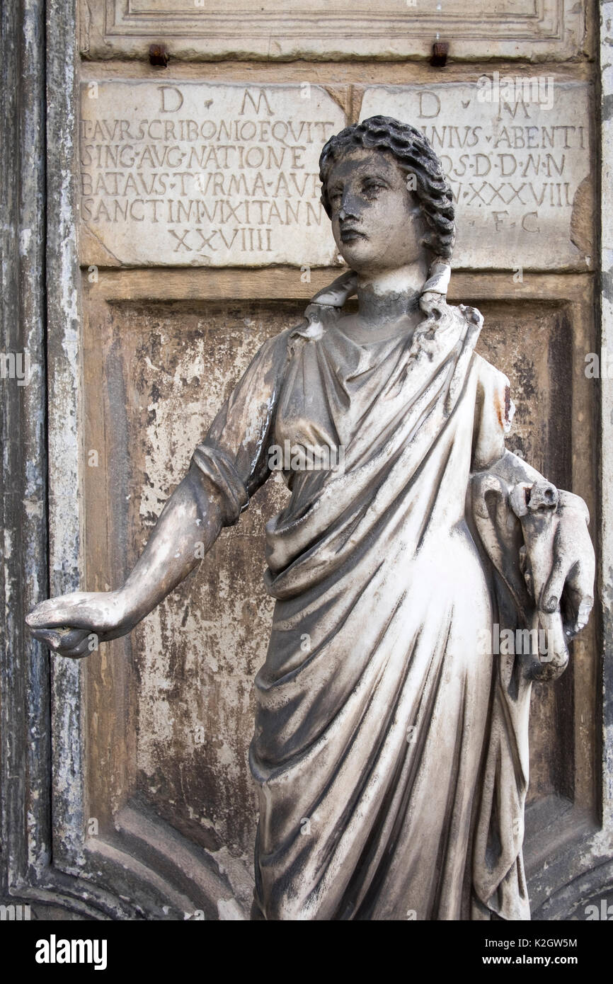 Statuen im Garten des Palazzo Corsini, in Florenz, Italien Stockfoto