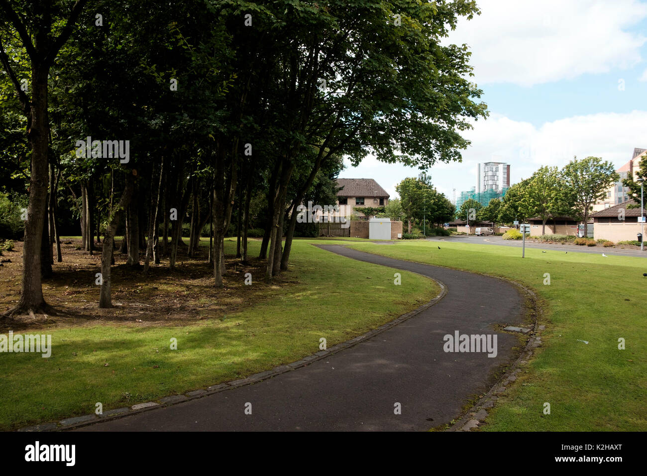 Mavisbank Gärten, Kinning Park, Govan, Glasgow Stockfoto