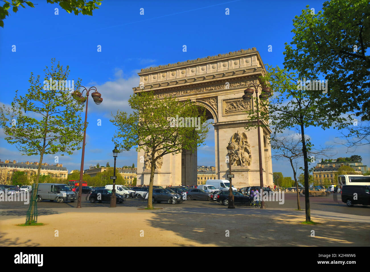 Arc de Triomphe de l'Étoile in Paris, Frankreich Stockfoto