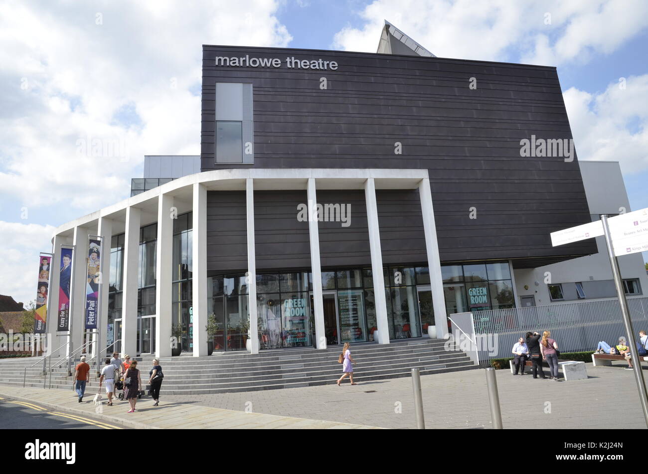 Das Marlowe Theatre in Canterbury, Kent. Nach dem Dichter und Dramatiker Christopher Marlowe, das Theater von Keith Williams entwickelt wurde genannt Stockfoto