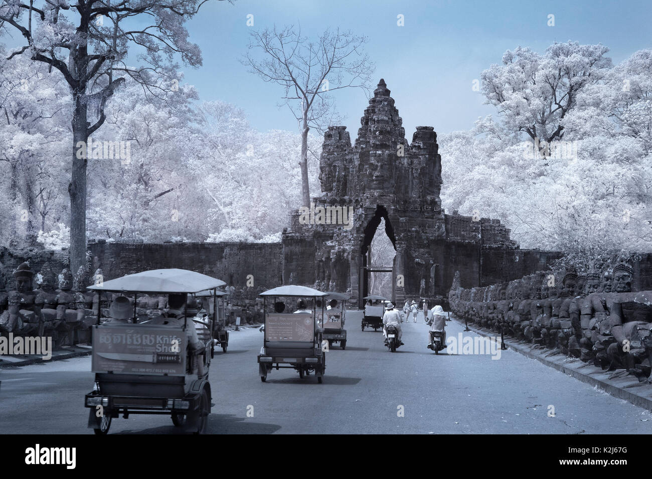 Angkor Wat Weltwunder steinerne Burg Kambodscha siem reap Stockfoto