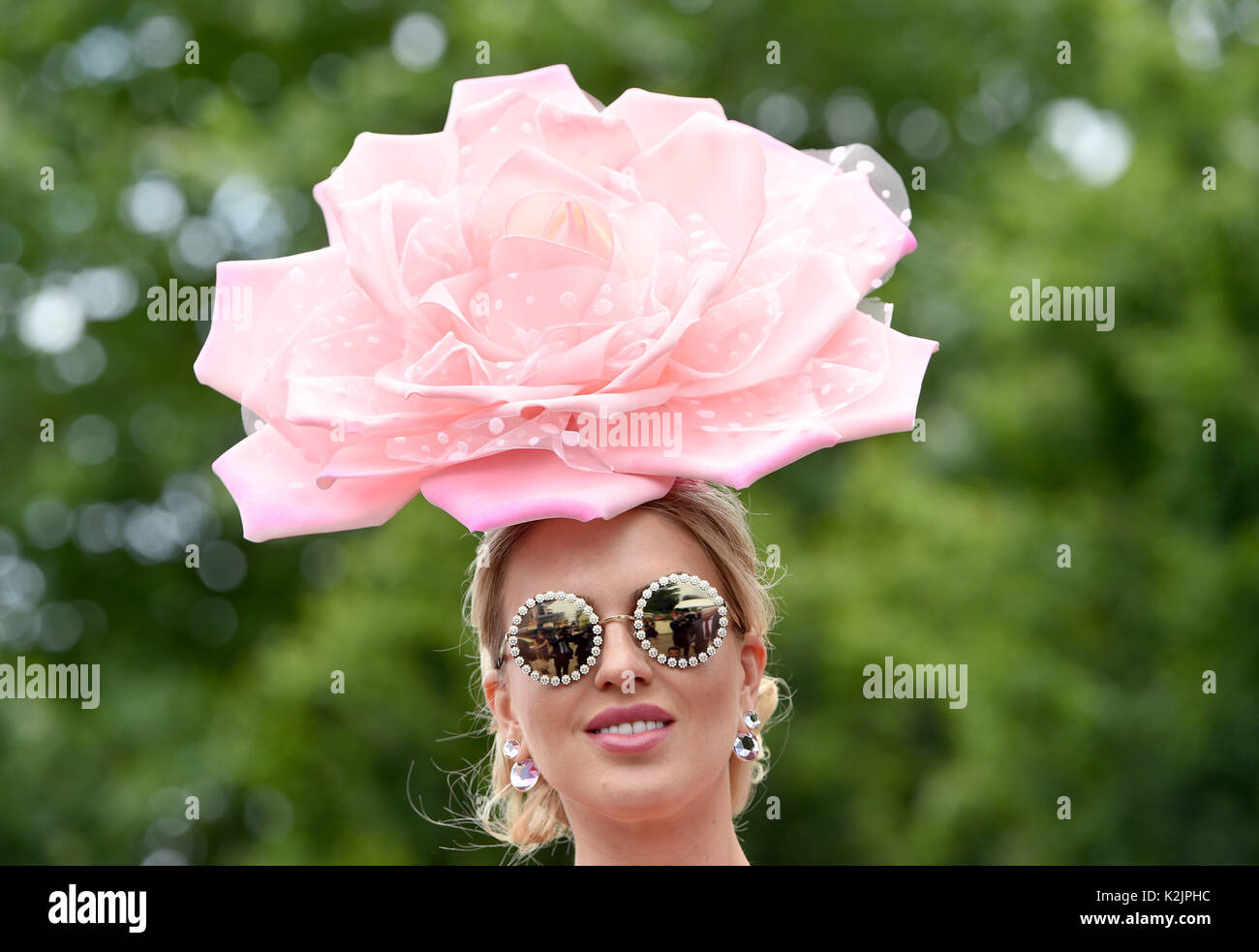 Foto muss Gutgeschrieben © Alpha Presse 079965 22/06/2017 Natalia Kapchuk an Royal Ascot 2017 werden in Ascot Racecourse, Ascot, Berkshire gehalten Stockfoto